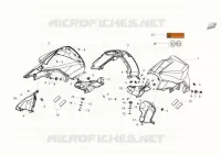 CARENAGES DE RESERVOIR  125 benelli-moto 2020 BN 125 (E4) (M0) 24