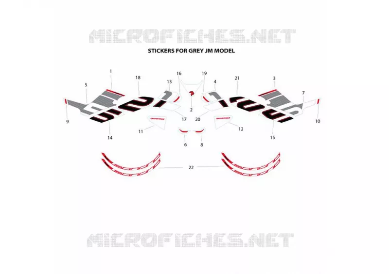 AUTOCOLLANTS Benelli moto 125 2022 LEONCINO 125 (M2)  LEONCINO 125