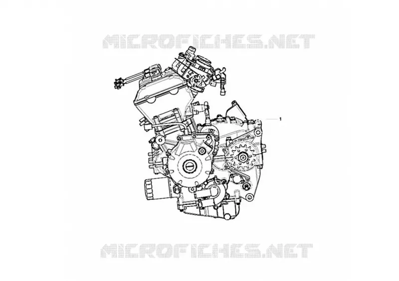 MOTEUR COMPLET Benelli moto 502 2022 TRK 502 (E5) (M2)  TRK 502