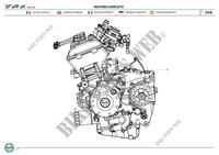 MOTEUR COMPLET pour Benelli TRK 502 ABS (E4) (L7-M0) 2017