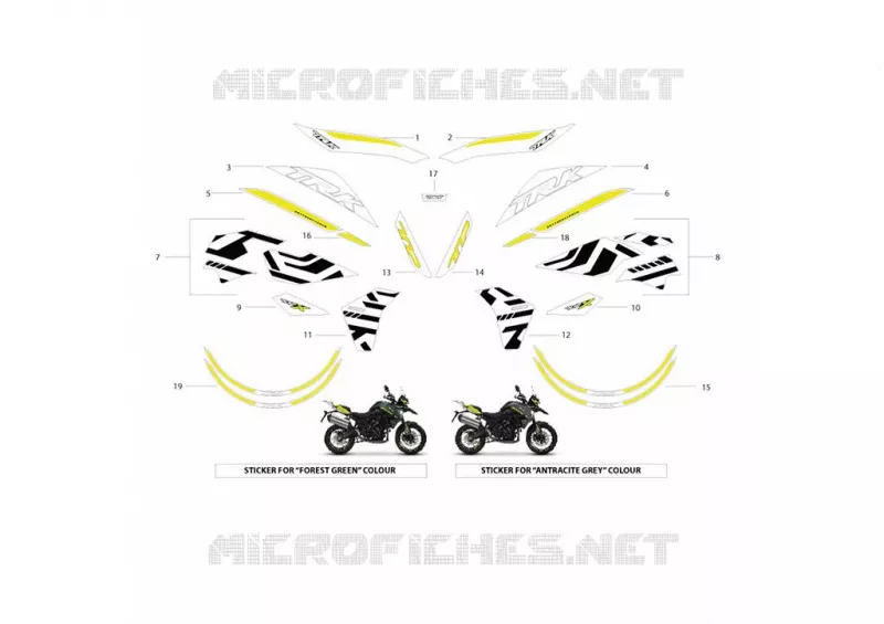 Kit Autocollants Logo Benelli Tornado 650 – Capots Latéraux, Référence AD660025
