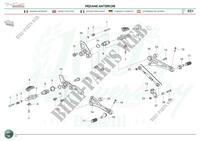 REPOSE PIED AVANT pour Benelli TRE 1130K AMAZONAS (L1) 2011