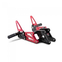 SUPPORTS REPOSE PIEDS AV ANODISE ROUGE T-Benelli