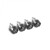 SLIDERS ROUE AVANT ANODISE GRIS-Benelli